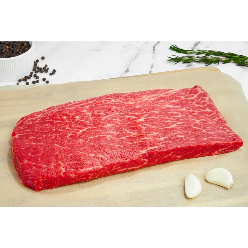 USDA Choice Beef Chuck Flat Iron Steak, Boneless, Average Weight 1 lb Pack