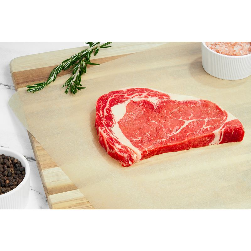 USDA Choice Beef Ribeye Steak, Boneless, Average Weight 1 lb Pack