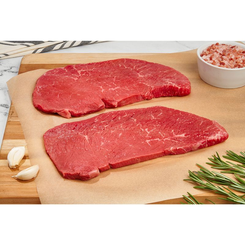 Certified Angus Beef Top Round Steak, Boneless, Average Weight 1 lb Pack
