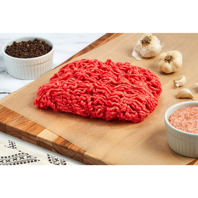 Freshly Ground Beef, 80% Lean / 20% Fat, Average Weight 1.25 lb Pack