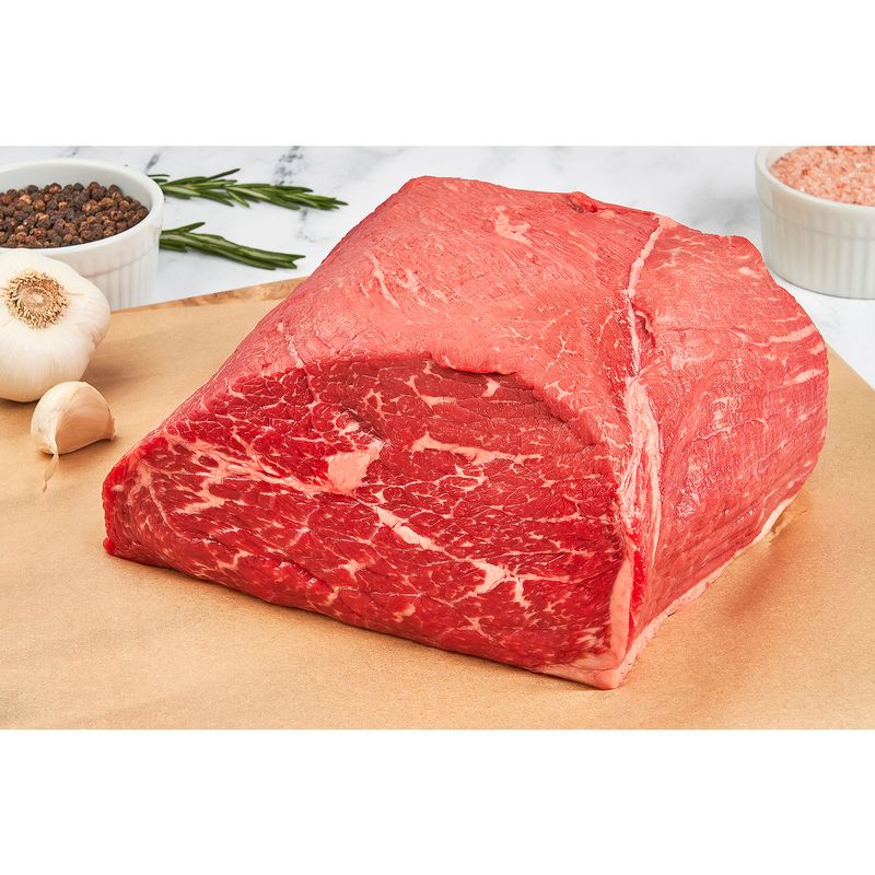 USDA Choice Beef Round Bottom Round Roast, Boneless, Average Weight 2.5 lb Pack