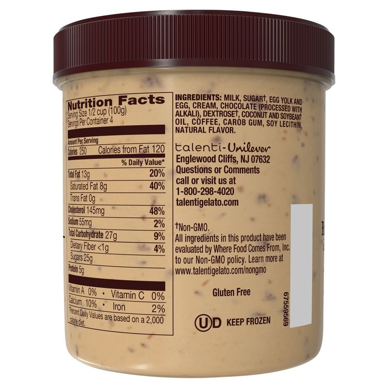 Talenti Gelato Coffee Chocolate Chip 1 pint