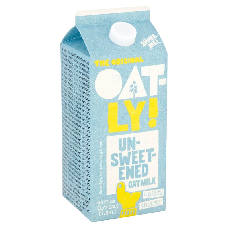 Oatly! The Original Unsweetened Oatmilk, 64 fl oz