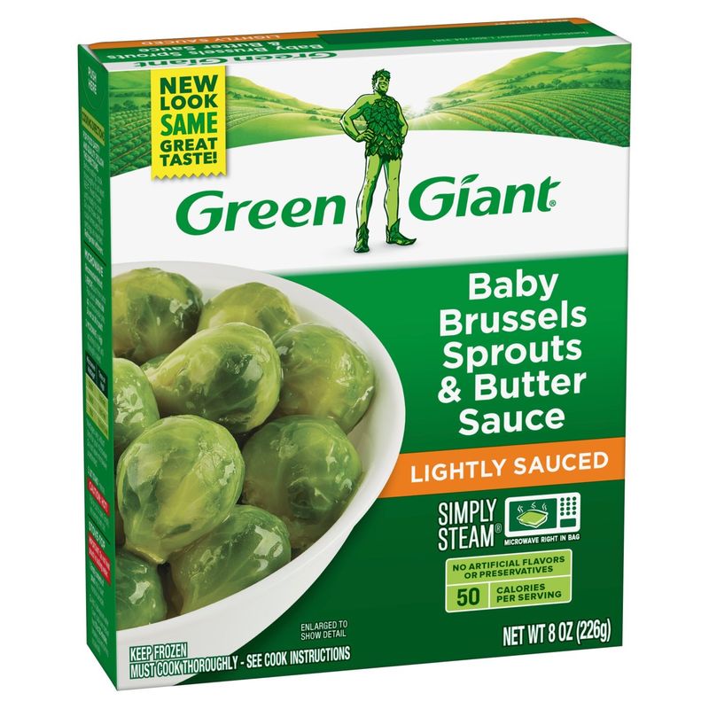 Green Giant Simply Steam Baby Brussels Sprouts &amp; Butter Sauced Veggies, 8 oz