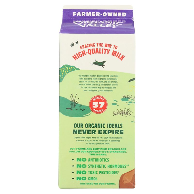 Organic Valley Low Fat Milk, half gallon