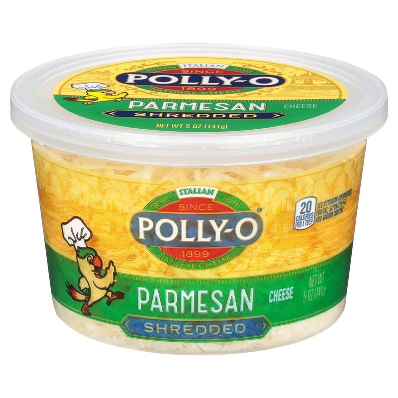 Polly-O Shredded Parmesan Cheese, 5 oz