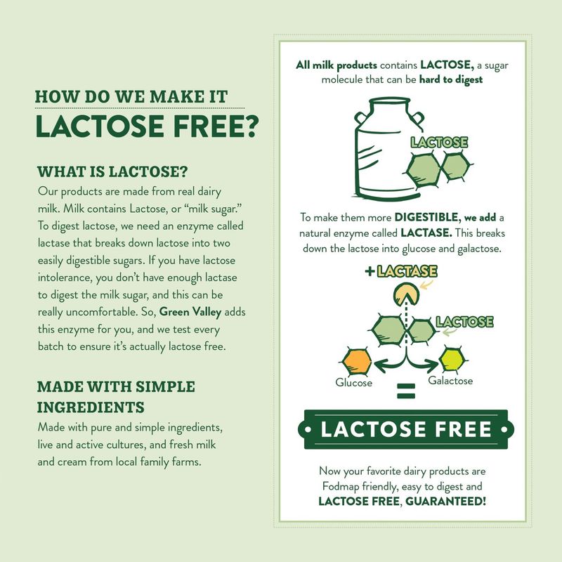 Green Valley Lactose Free Organic Cream Cheese, 8 oz