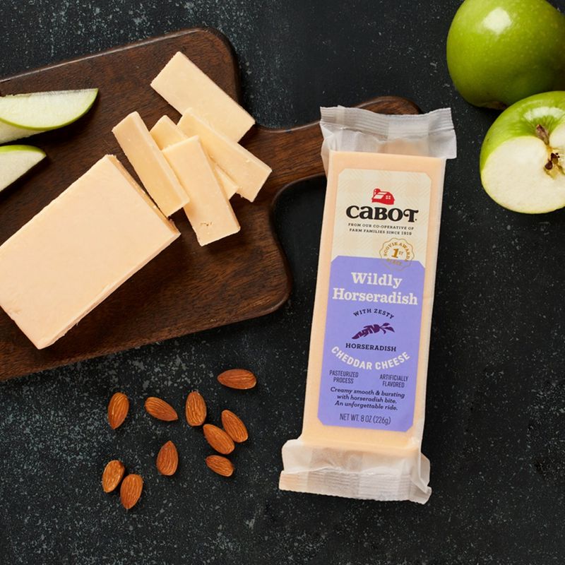 Cabot Wildly Horseradish Cheddar Cheese, 8 oz