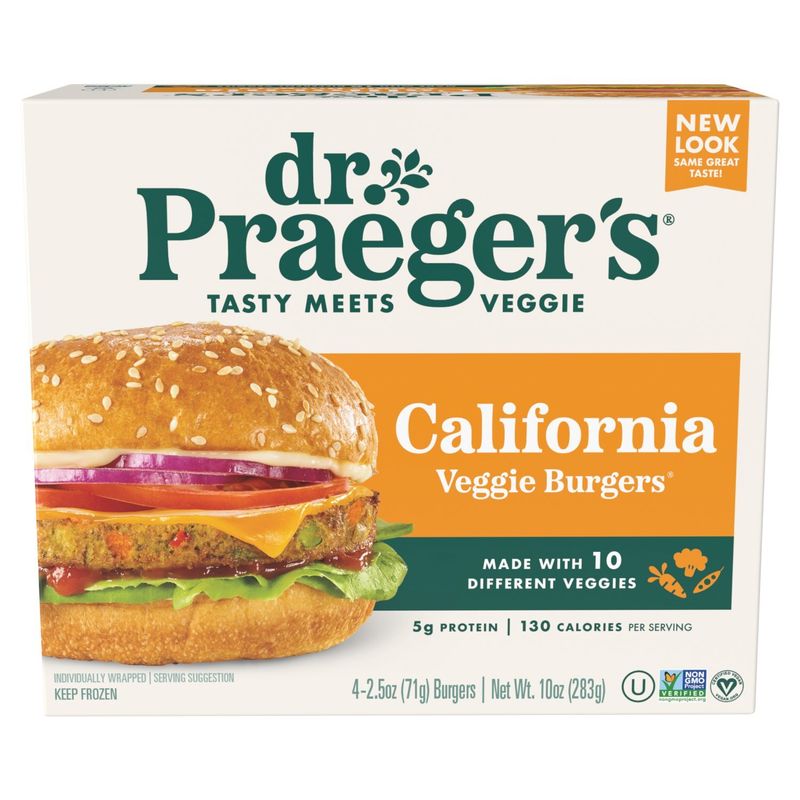 Dr. Praeger's California Veggie Burgers, 2.5 oz, 4 count