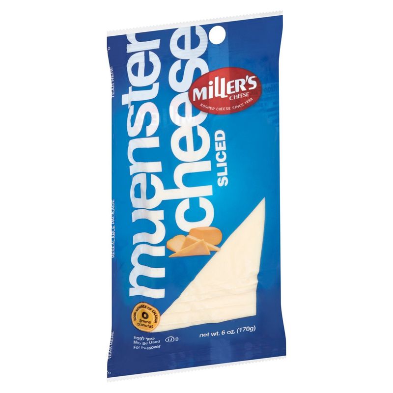 Miller's Sliced Muenster Cheese, 6 oz