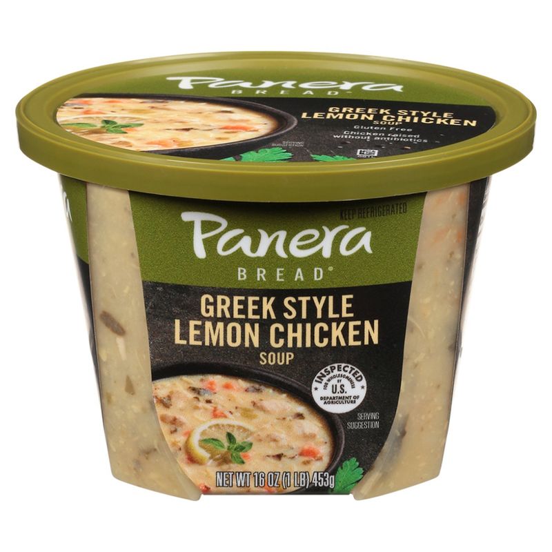 Panera Bread Greek Style Lemon Chicken Soup, 16 oz
