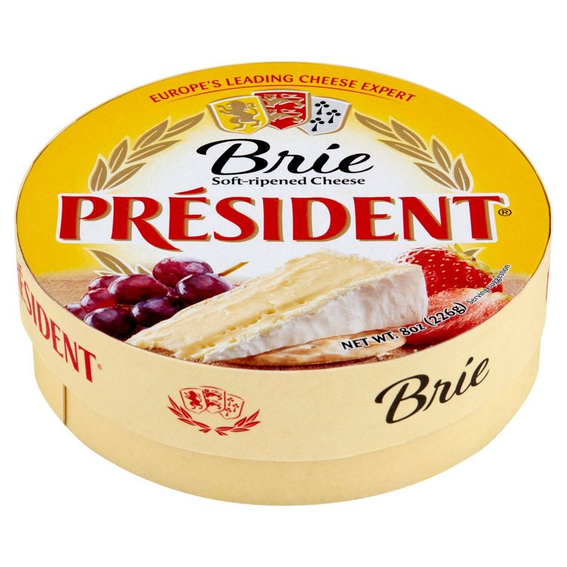 Président Brie Soft-Ripened Cheese, 8 oz