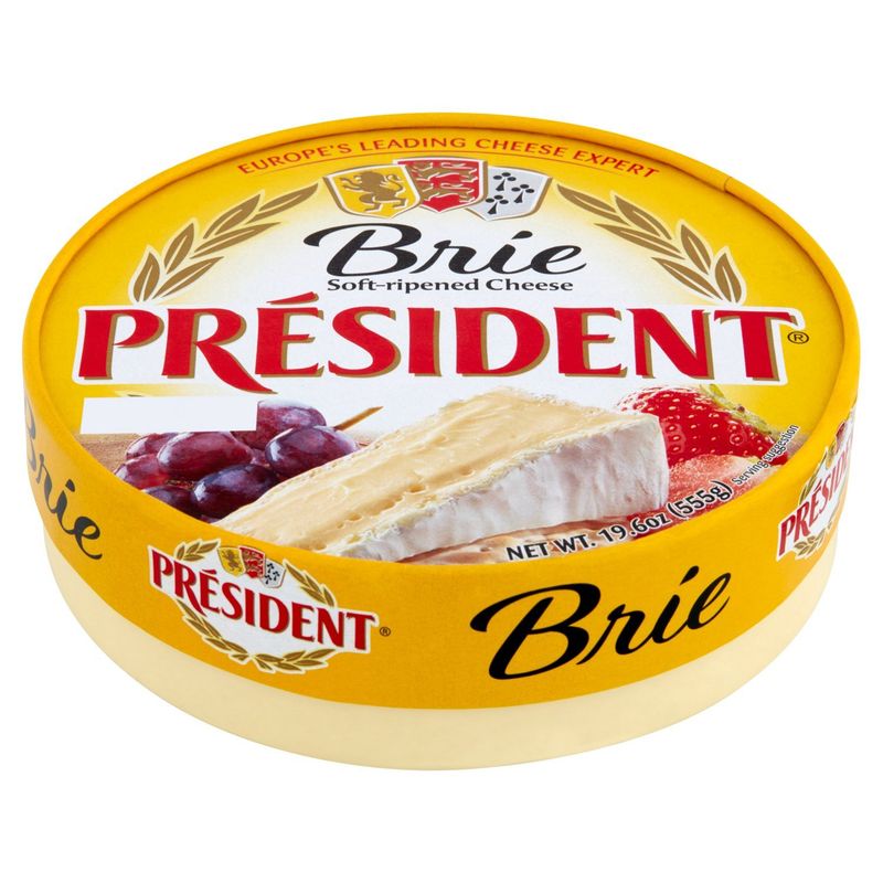 Président Brie Soft-Ripened Cheese, 19.6 oz