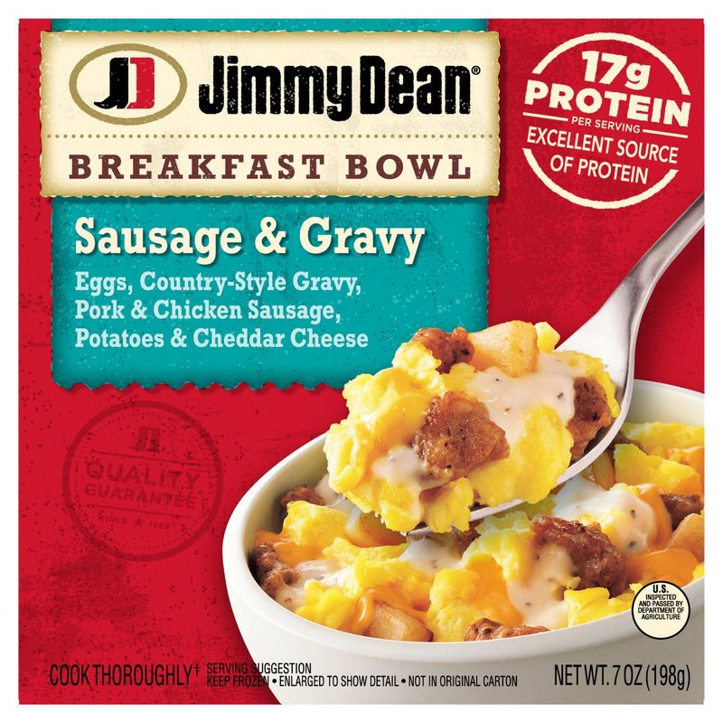 Jimmy Dean Sausage &amp; Gravy Breakfast Bowl, 7 oz