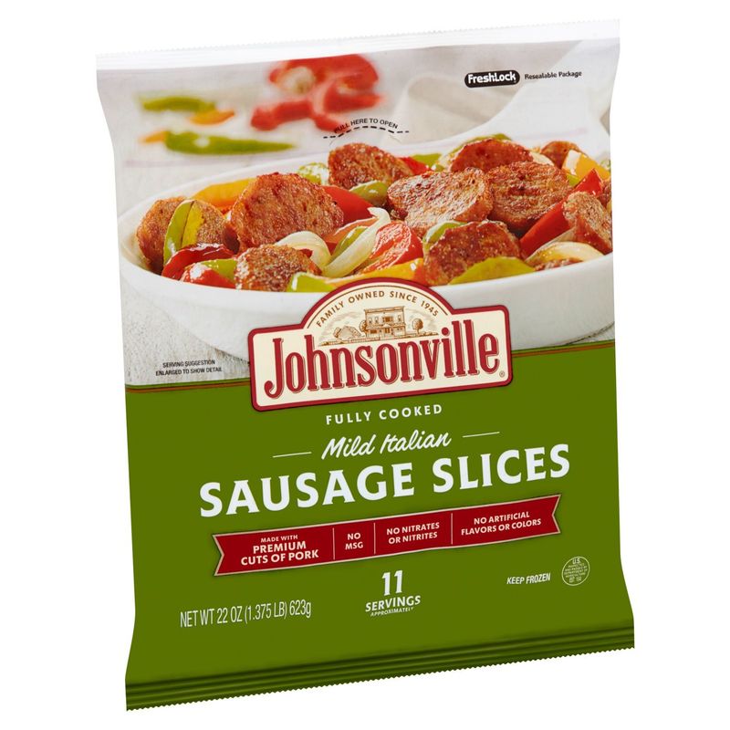 Johnsonville Mild Italian Sausage Slices, 22 oz