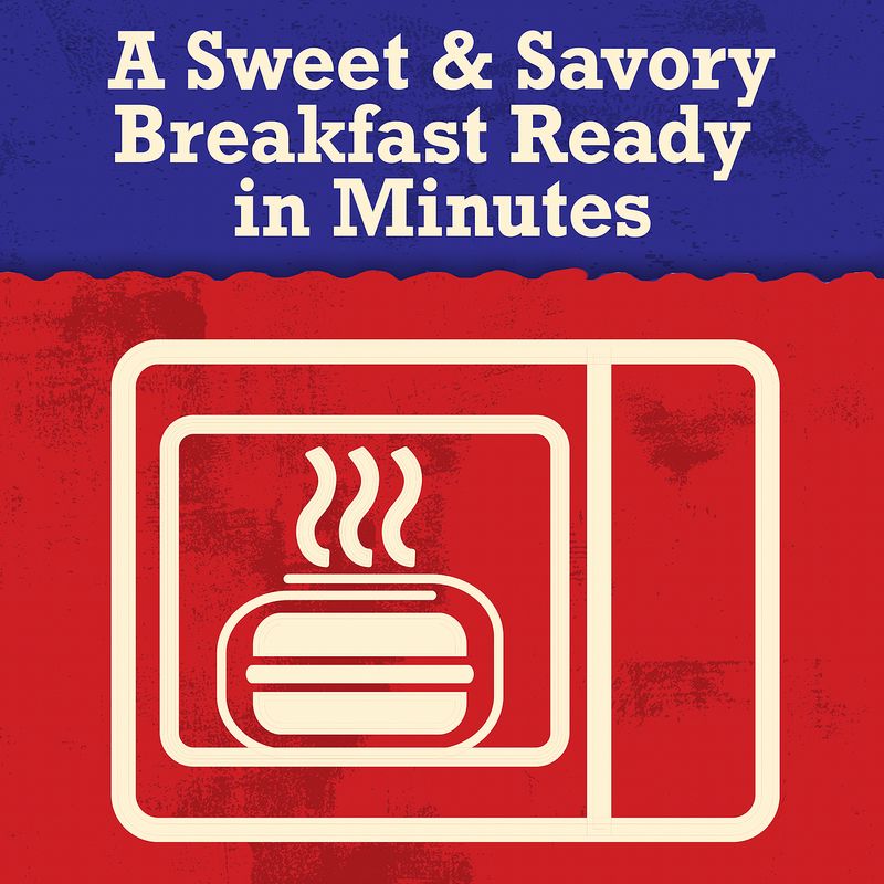 Jimmy Dean® Blueberry Griddle Cake Sausage, Egg and Cheese Sandwiches, 4 ct, 18.8 oz Box