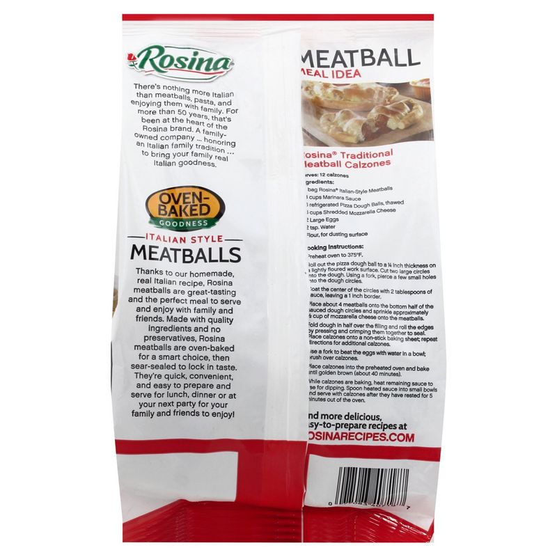 Rosina Italian Style Meatballs, 26 oz
