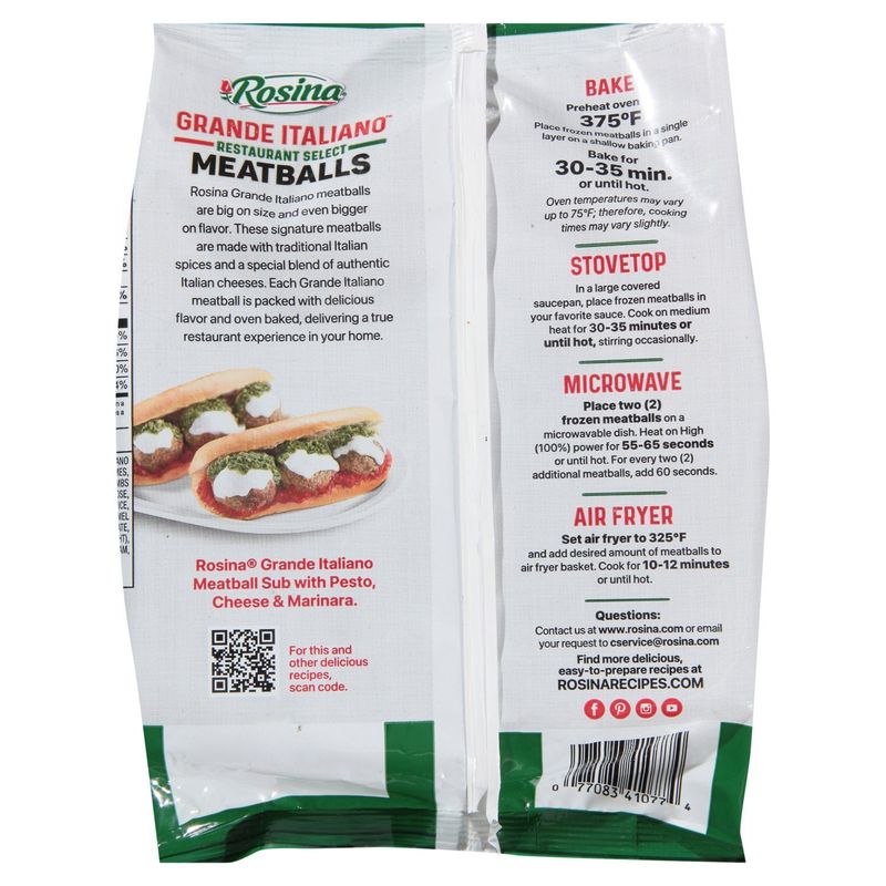 Rosina Grande Italiano Meatballs, 14 count, 21 oz