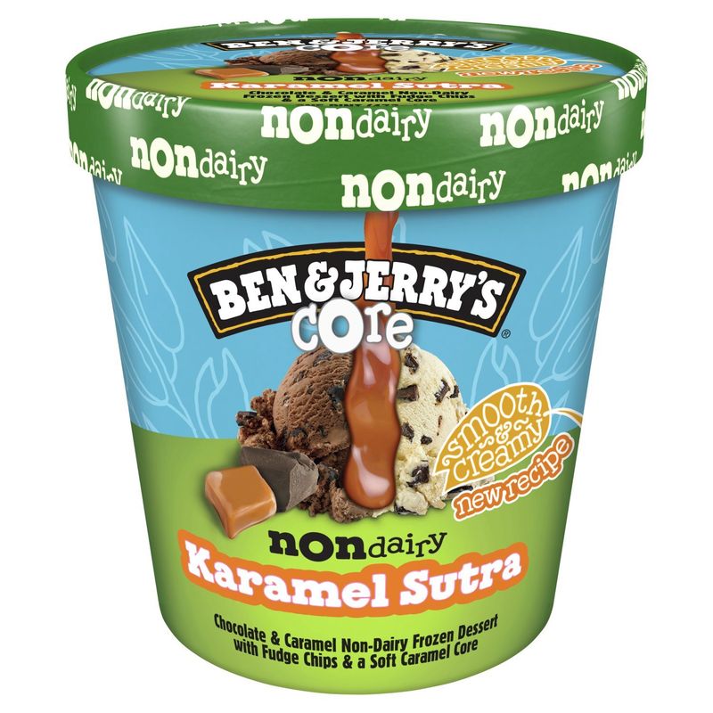 Ben &amp; Jerry's Core Karamel Sutra Chocolate &amp; Caramel Non-Dairy Frozen Dessert, 1 pint