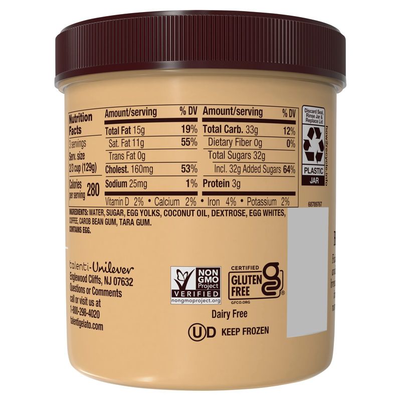 Talenti Cold Brew Coffee Dairy-Free Sorbetto,1 pint