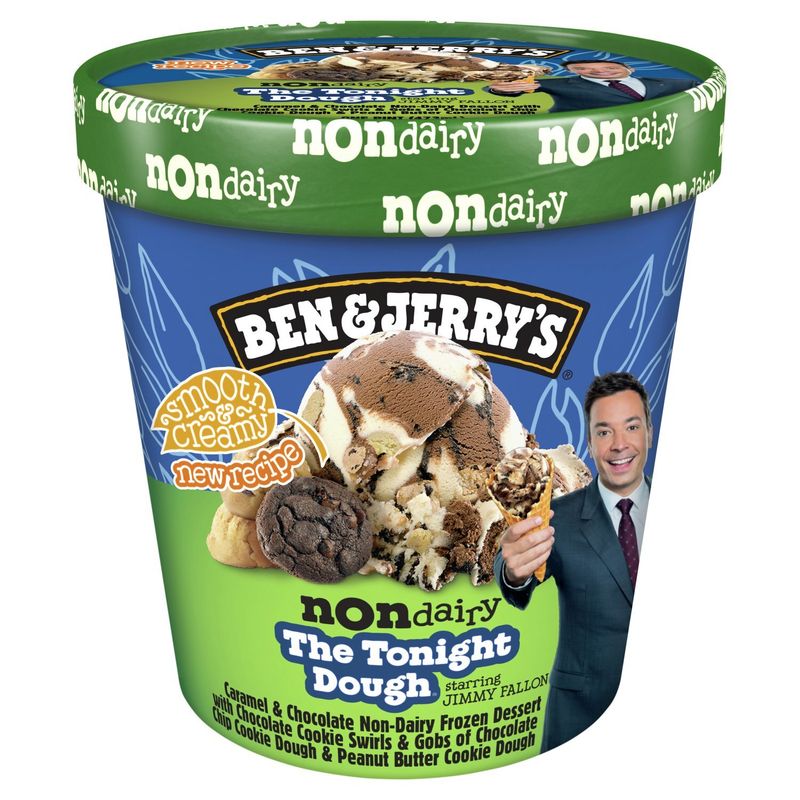 Ben &amp; Jerry's The Tonight Dough Caramel &amp; Chocolate Non-Dairy Frozen Dessert, 1 pint