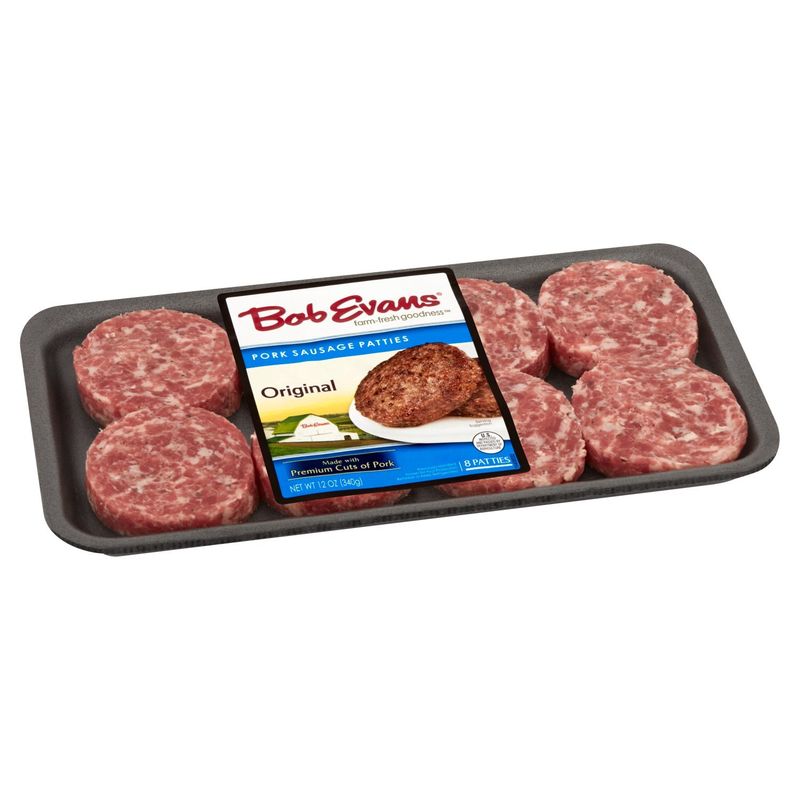 Bob Evans Original Pork Sausage Patties, 8 count, 12 oz