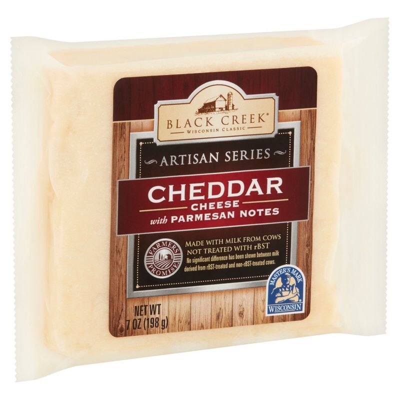 Black Creek Artisan Series Cheddar Cheese with Parmesan Notes, 7 oz
