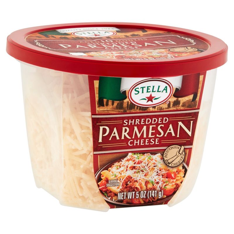Stella Shredded Parmesan Cheese, 5 oz