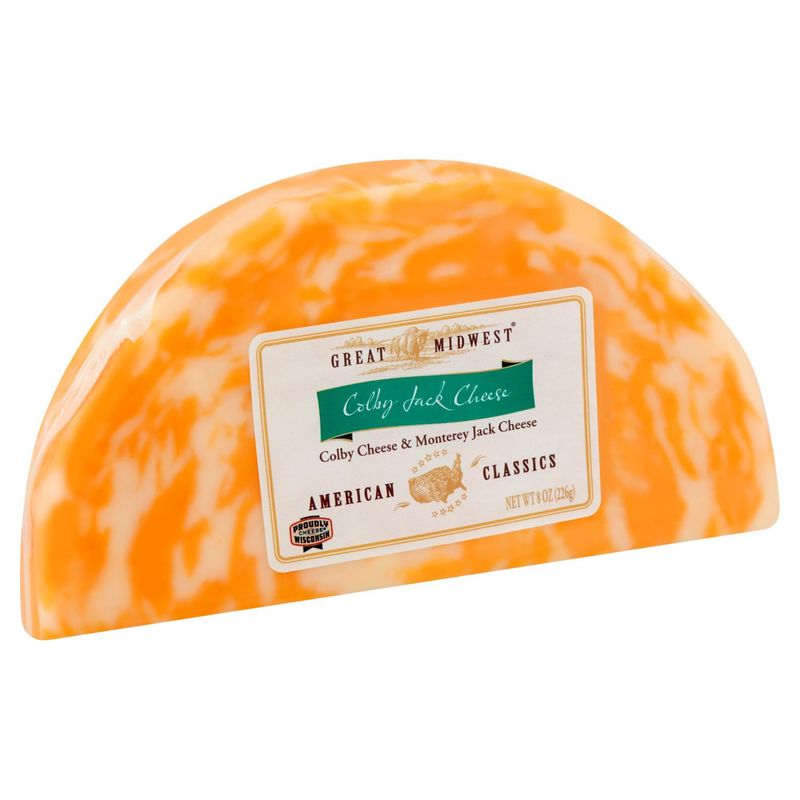 Great Midwest Colby &amp; Monterey Jack Cheese, 8 oz