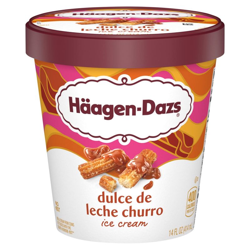 Häagen-Dazs Dulce De Leche Churro Ice Cream, 14 fl oz