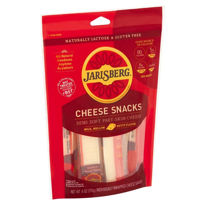 Jarlsberg Semi Soft Part-Skim Cheese Snack, 6 oz
