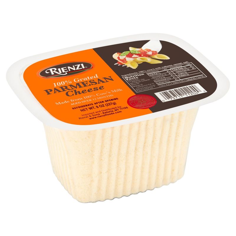 Rienzi 100% Grated Parmesan Cheese, 8 oz