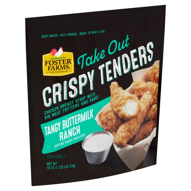 Foster Farms Take Out Tangy Buttermilk Ranch Crispy Tenders, 18 oz