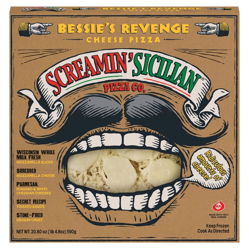 Screamin' Sicilian Pizza Co. Bessie's Revenge Cheese Pizza, 20.80 oz