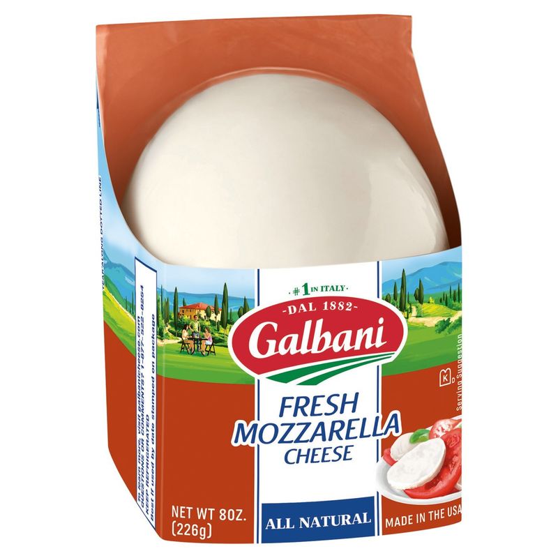 Galbani All Naturel Fresh Mozzarella Cheese, 8 oz