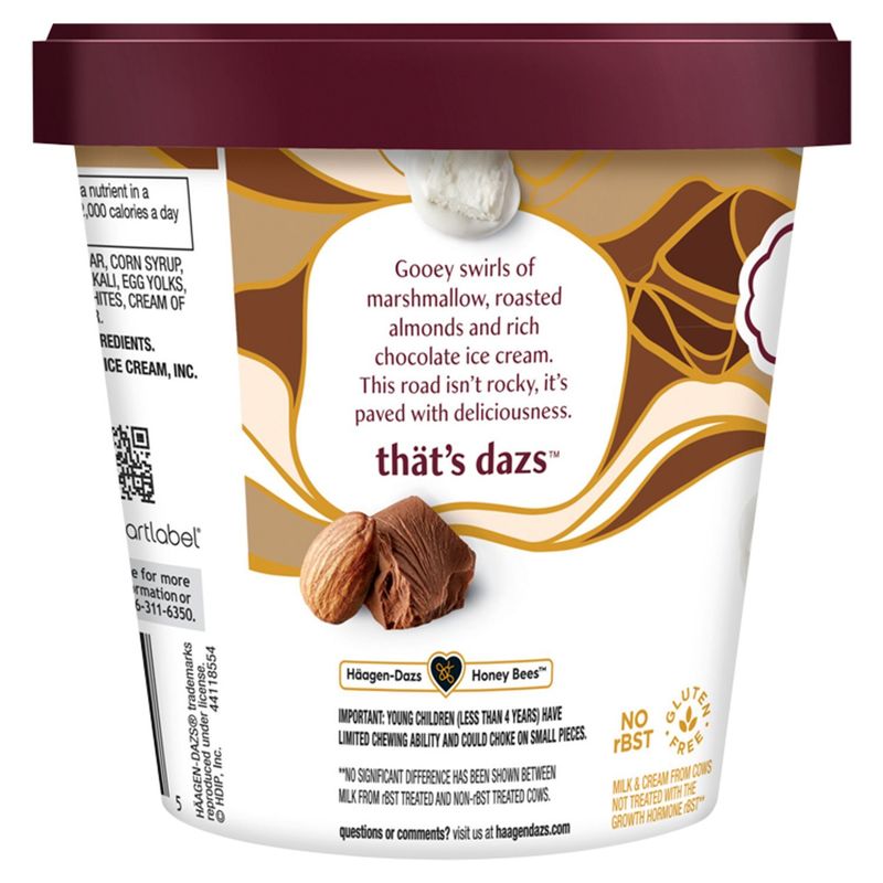 Häagen-Dazs Rocky Road Ice Cream, 14 fl oz