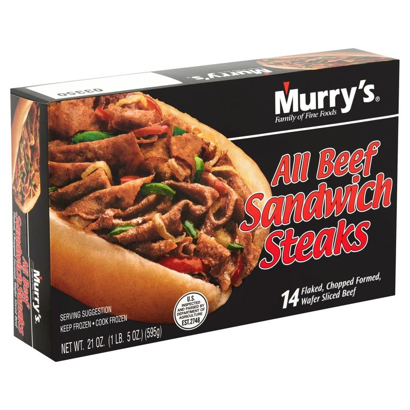 Murry's All Beef Sandwich Steaks, 14 count, 21 oz