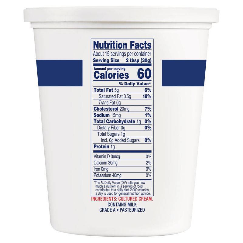 Daisy Pure &amp; Natural Sour Cream, 1 lb