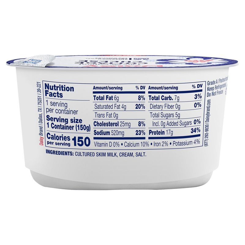Daisy Brand Cottage Cheese Twin Pack Plain 4%
