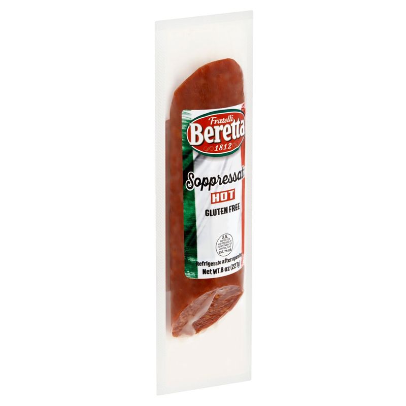 Fratelli Beretta Hot Gluten Free Soppressata, 8 oz