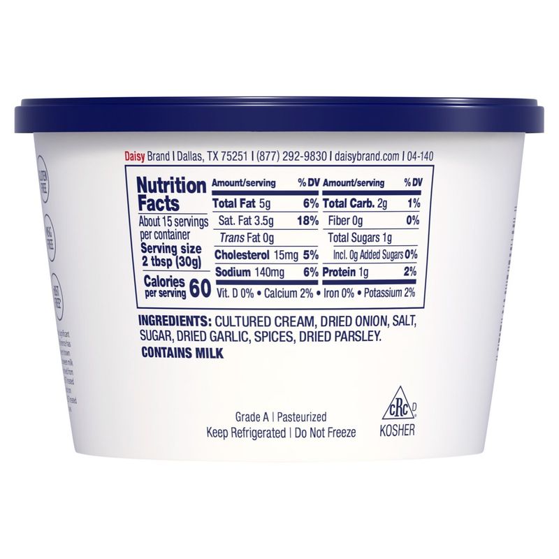 Daisy Sour Cream French Onion Dip, 16 oz