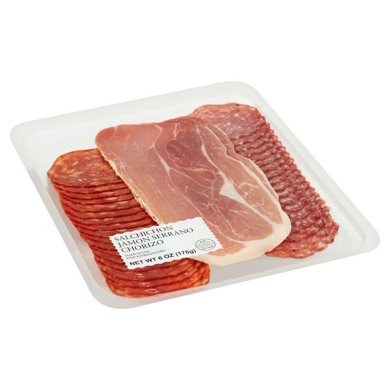 Salchichon, Jamon Serrano and Chorizo, 6 oz