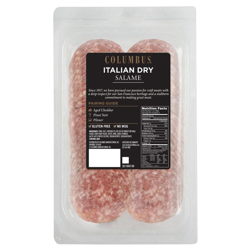 Columbus Italian Dry Salame, 4 oz