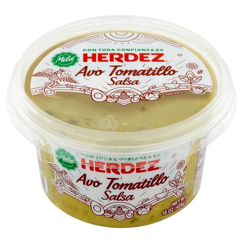 Herdez Mild Avo Tomatillo Salsa, 15 oz