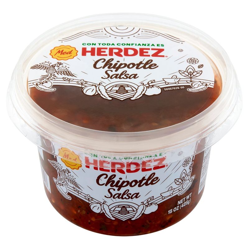 Herdez Med Chipotle Salsa, 15 oz