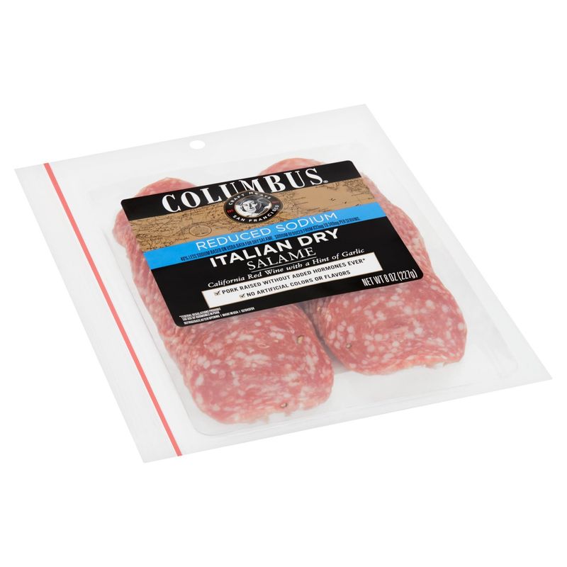 Columbus Reduced Sodium Italian Dry Salame, 8 oz
