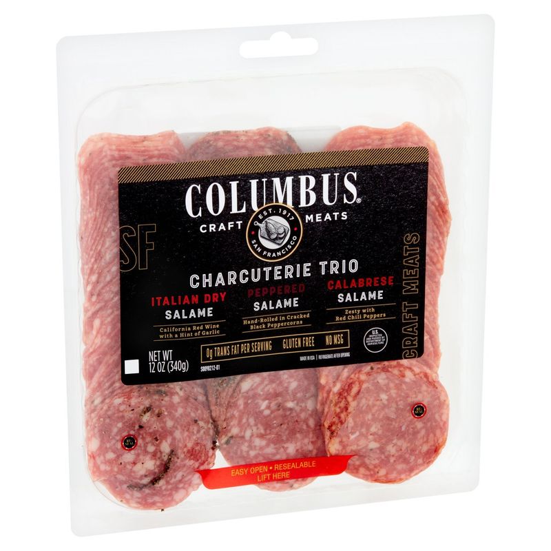 Columbus Charcuterie Trio Salame, 12 oz