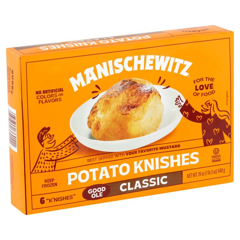 Manischewitz Classic Potato Knishes, 6 count, 19 oz