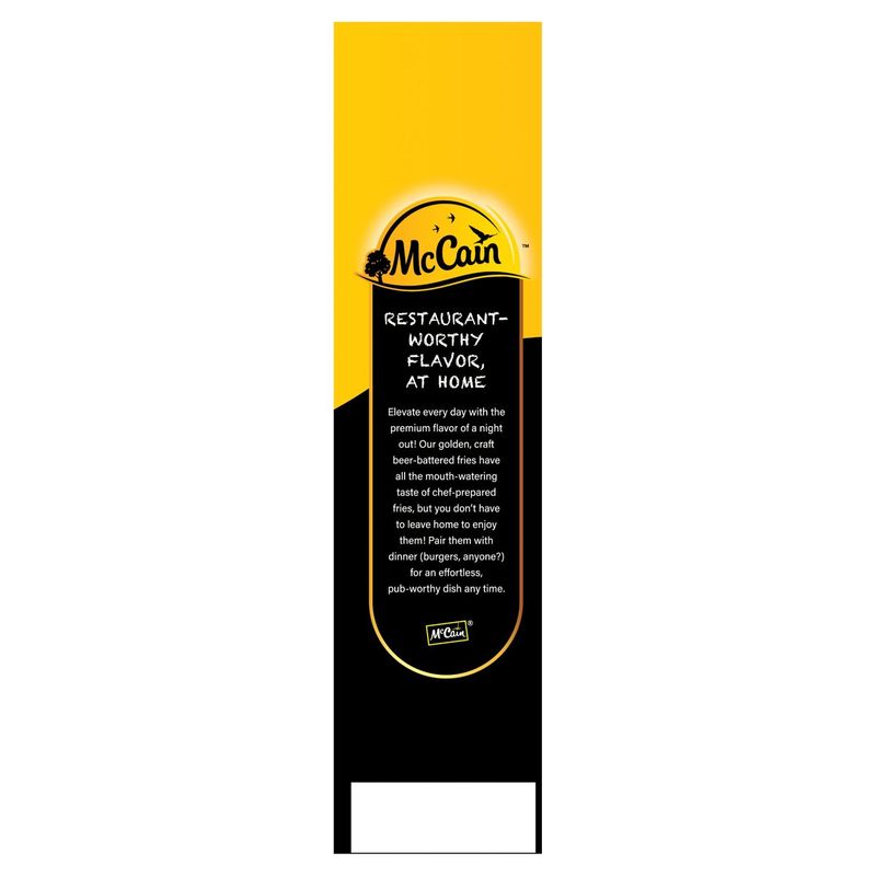 McCain Craft Beer Battered French Fried Potatoes, 22 oz