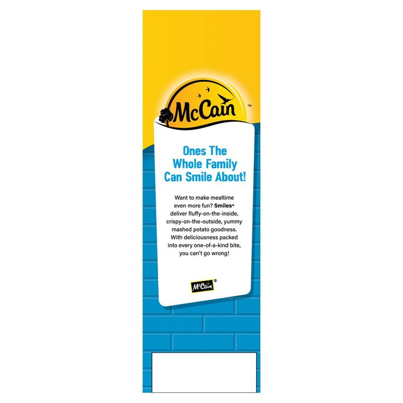 McCain Smiles Mashed Potato Shapes, 22 oz